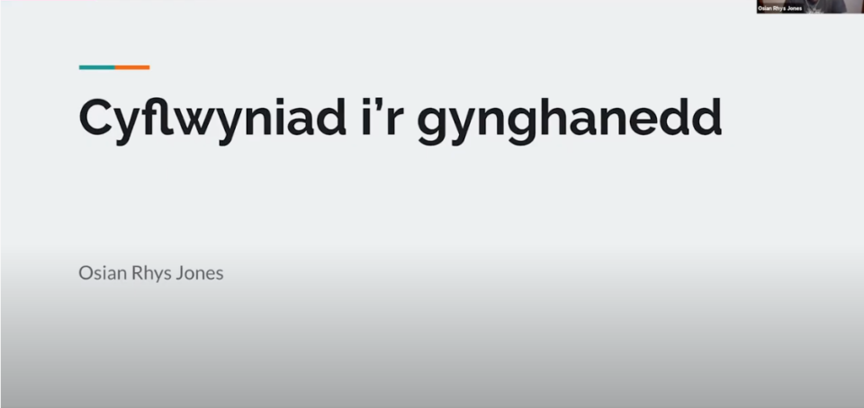 Cyflwyniad i'r gynghanedd